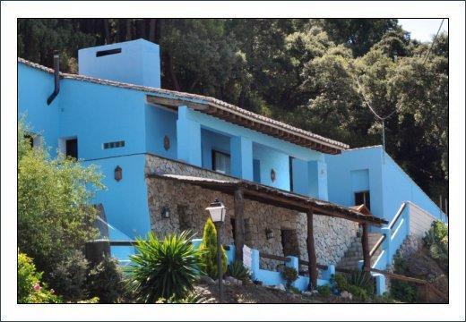 Casas Rurales Juzcar Centro Ngoại thất bức ảnh